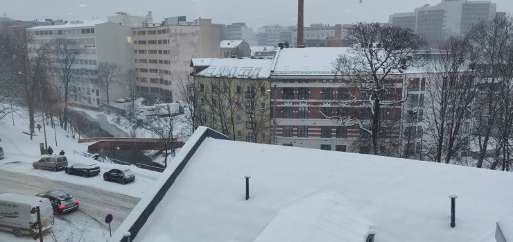 Snow in Oslo